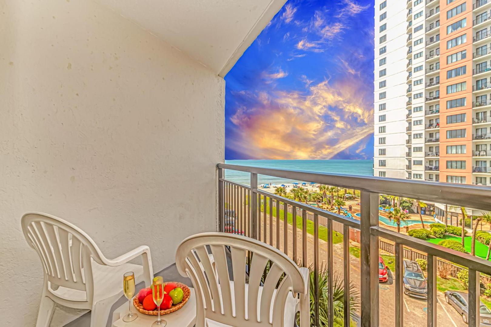 Oceanview 1 Bedroom Suite Landmark Resort 548 Perfect For A Couple Or Party Of 4 Миртъл Бийч Екстериор снимка
